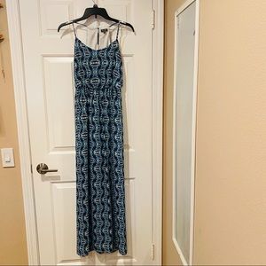 Cute Patterned Maxi Dress SZ XS